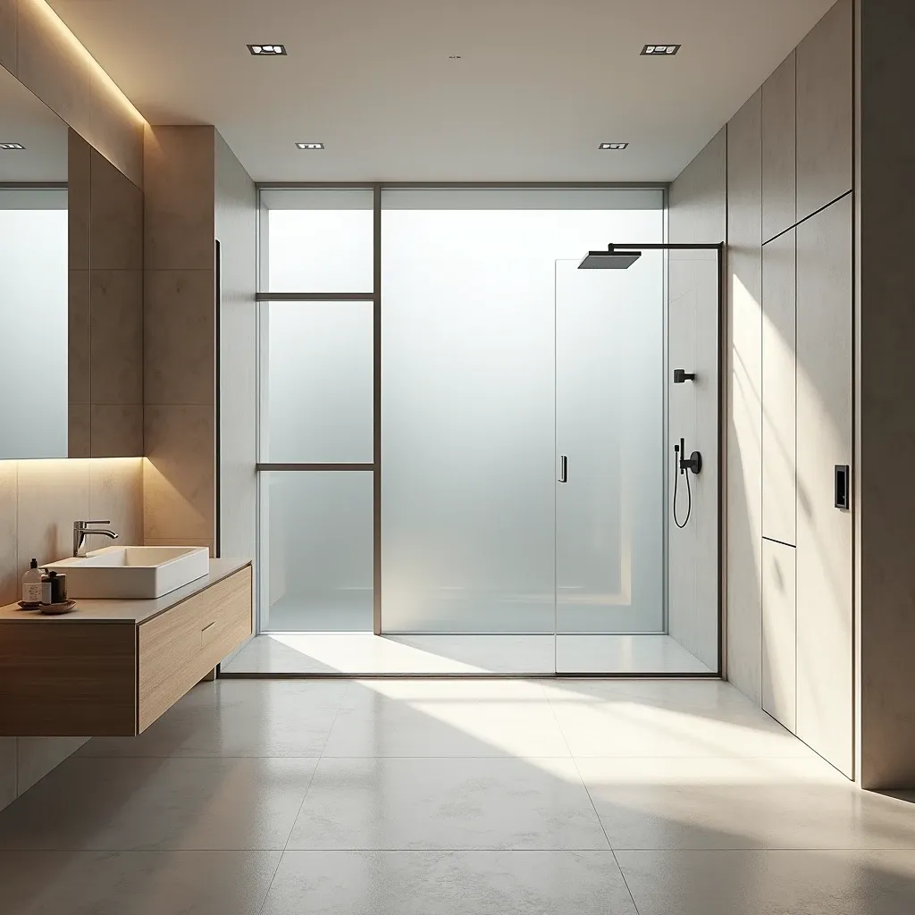 Barrierefreie bodengleiche Dusche mit schwellenlosem Einstieg